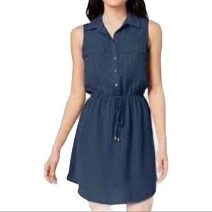 BeBop sleeveless shirt dress  